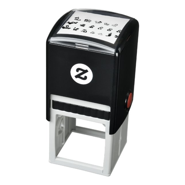 Carimbo Auto Entintado macaco-leopardo exótico (Produto)