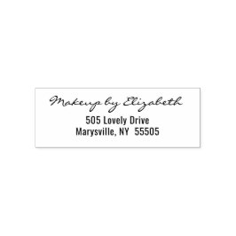 Carimbo Auto Entintado Makeup By Script Name Address