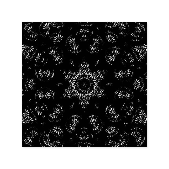 Carimbo Auto Entintado Mandala da Idade do Bronze (Design)