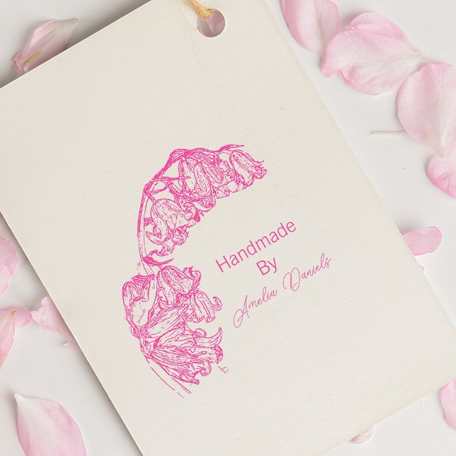 Carimbo Auto Entintado Manual Bluebell personalizado feito por (Criador carregado)