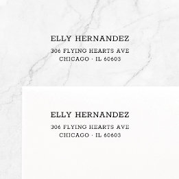 Carimbo Auto Entintado Máquina de escrever minimalista simples 11 | Ender