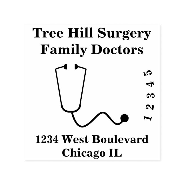 Carimbo Auto Entintado Médicos e prática médica (Design)