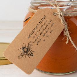 Carimbo Auto Entintado Mel Selo da Família de Apicultura Abelha Amarela V