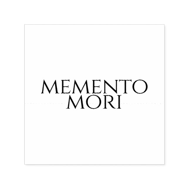 Carimbo Auto Entintado Memento Mori (Design)