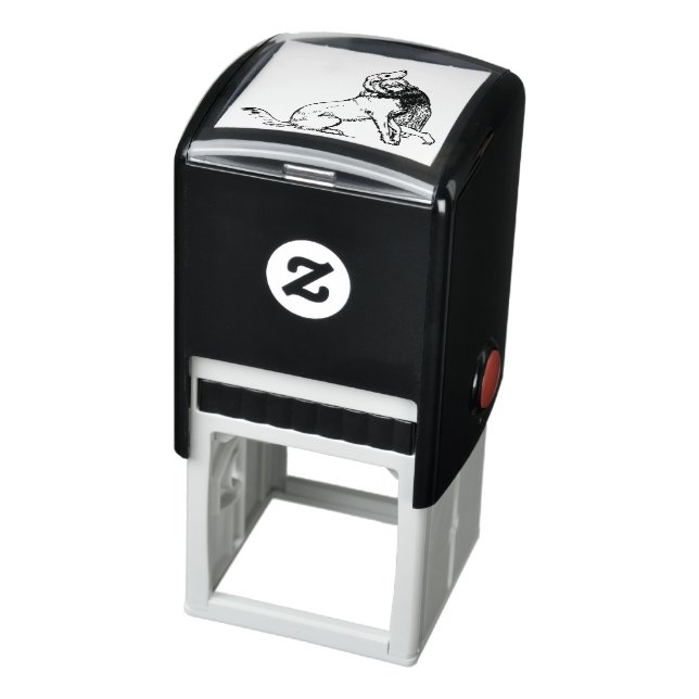 Carimbo Auto Entintado menina da linhagem de cachorros, menina (Produto)