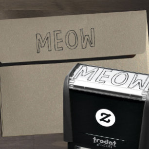 CARIMBO AUTO ENTINTADO MEOW