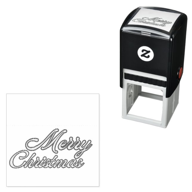 Carimbo Auto Entintado Merry Christmas (In Situ)
