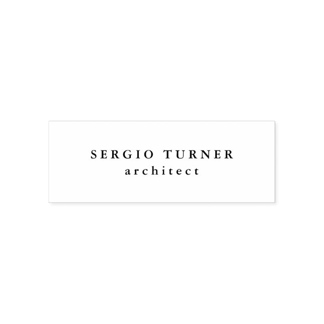 Carimbo Auto Entintado Mínimo de tendências profissional (Design)