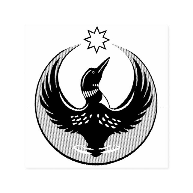 Carimbo Auto Entintado MN Loon Rising (Design)