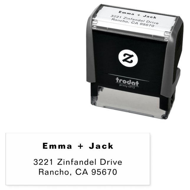 Carimbo Auto Entintado Modern Wedding Save the date Housewarming Gift  (In Situ)