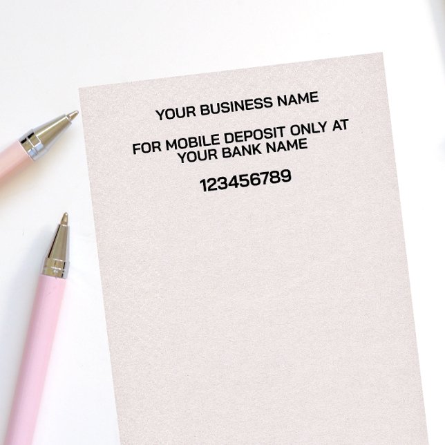 CARIMBO AUTO ENTINTADO MODERNO EMPRÉSTIMO DE BANCOS DE DEPÓSITOS MÓVEIS (Criador carregado)