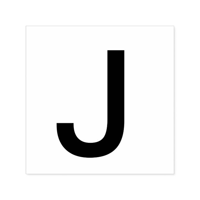 Carimbo Auto Entintado Monograma adicionar letra alfabeto alfabeto simple (Design)