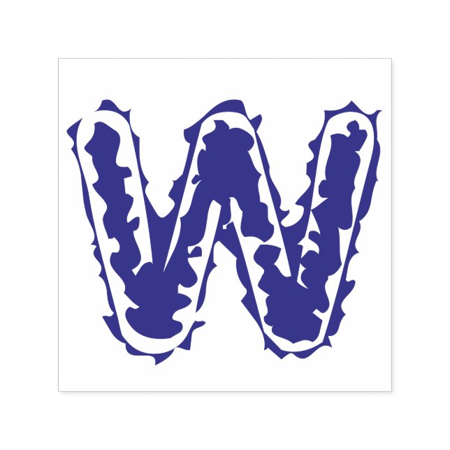 Carimbo Auto Entintado Monograma assustador (Design)