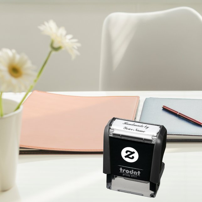 Carimbo Auto Entintado Monograma do nome de adição feito à mão (Criador carregado)