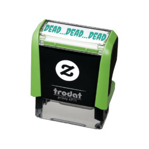 Carimbo Auto Entintado .MORTO...MORTO...MORTO. lista de tarefas da antiga