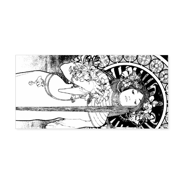 Carimbo Auto Entintado Mucha La Trappistine (Design)