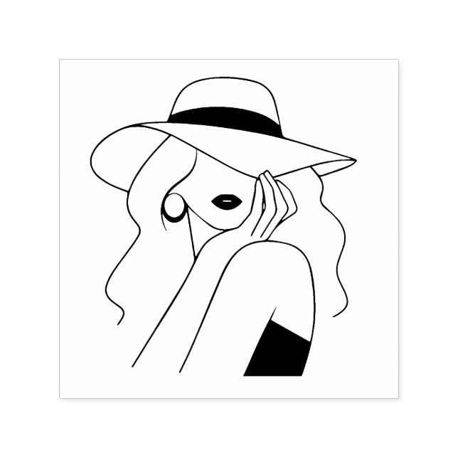 Carimbo Auto Entintado Mulher (Design)