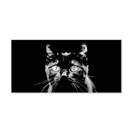 Carimbo Auto Entintado Na moda Moderno Gato Pet Felino