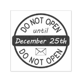 CARIMBO AUTO ENTINTADO NÃO ABRA ATÉ DEC 25