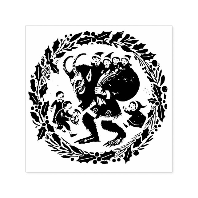Carimbo Auto Entintado Natal do Krampus (Design)