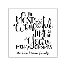 Carimbo Auto Entintado Natal É a época mais maravilhosa do ano