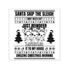 Carimbo Auto Entintado Natal Feliz Natal Para Rebeldes-Presentes