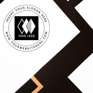 Carimbo Auto Entintado Negócios do Promocional com logotipo da empresa m