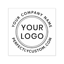 Carimbo Auto Entintado Nome da empresa e modelo de logotipo personalizado