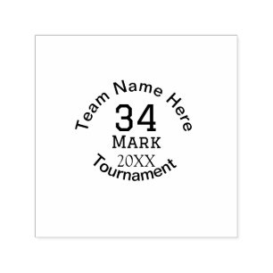 Carimbo Auto Entintado Nome da equipe aqui adicione nome e texto do ano d