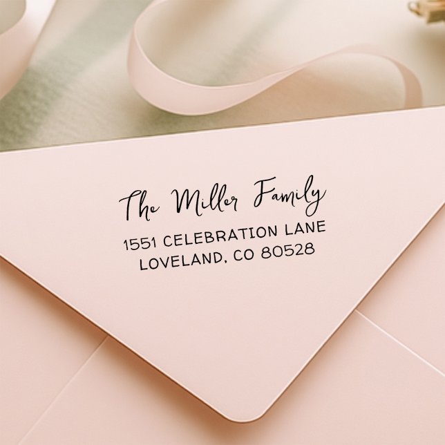 Carimbo Auto Entintado Nome da família (Criador carregado)