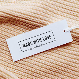 Carimbo Auto Entintado Nome de Bold & Script Moderno Bordado Fabricado co