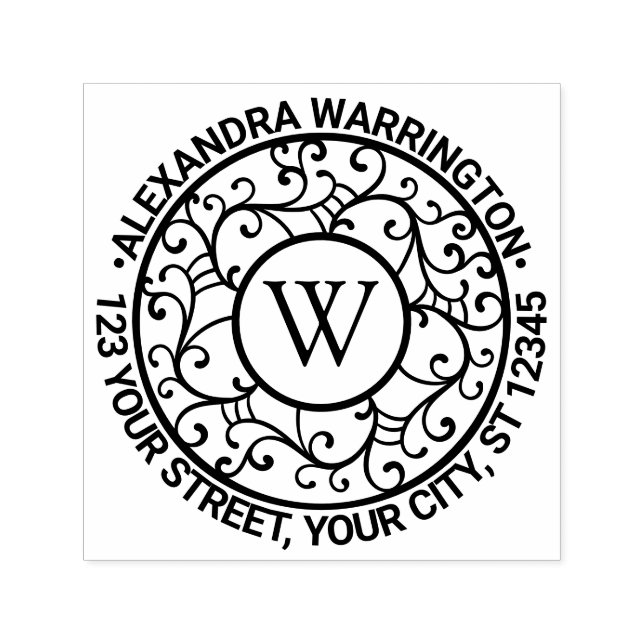 Carimbo Auto Entintado Nome do Arquivo Legado de Ramificações Endereço de (Design)