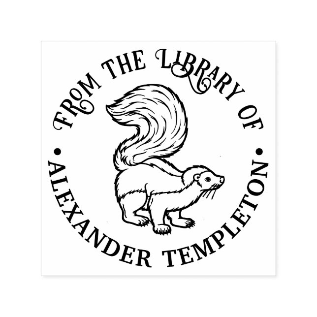 Carimbo Auto Entintado Nome do Livro da Biblioteca de Estrutura de Tópico (Design)