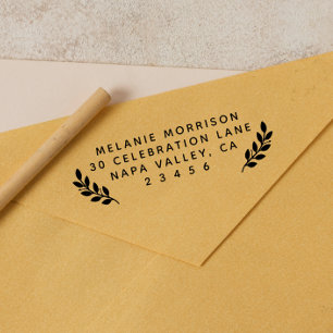 Carimbo Auto Entintado Nome e Endereço de Devolução de Ramais Botânicos