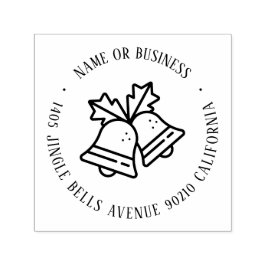 Carimbo Auto Entintado Nome e endereço de devolução do correio natalino d