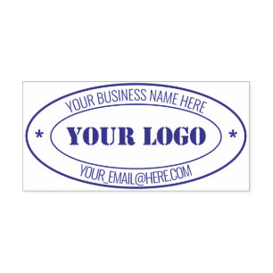 Carimbo Auto Entintado Nome e logotipo de sua empresa personalizada simpl
