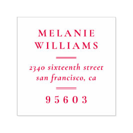 Carimbo Auto Entintado Nome Formal Endereço de Devolução