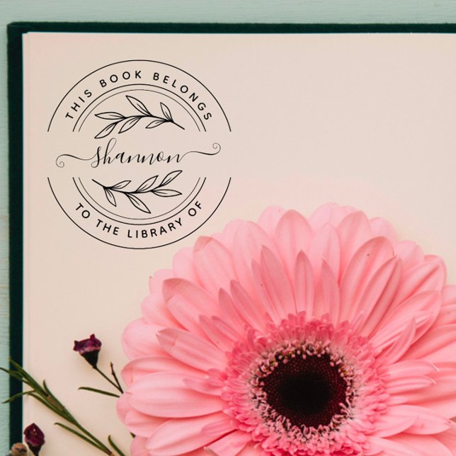 Carimbo Auto Entintado Nome Personalizado de na moda (Criador carregado)