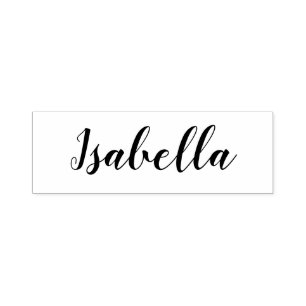 Carimbo Auto Entintado Nome Personalizado Moderno Script Elegante