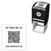 Nome Personalizado Texto Código QR Autocolante Cód