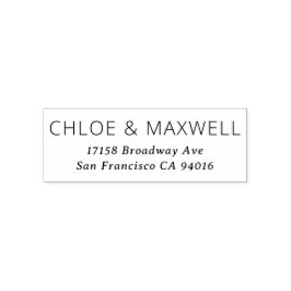 Carimbo Auto Entintado Nomes de Negrito Modernos