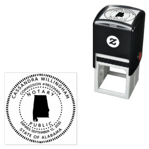 Carimbo Auto Entintado Notary Public Alabama