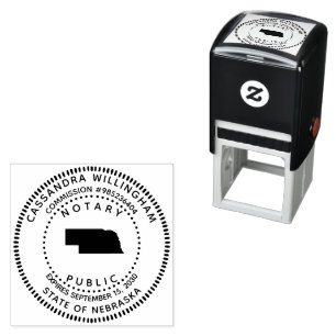 Carimbo Auto Entintado Notary Public Nebraska