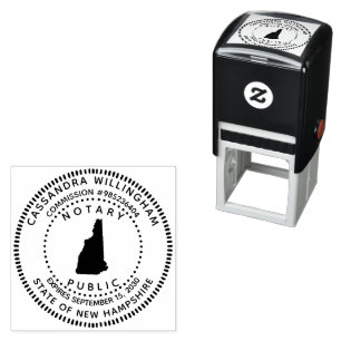 Carimbo Auto Entintado Notary Public New Hampshire