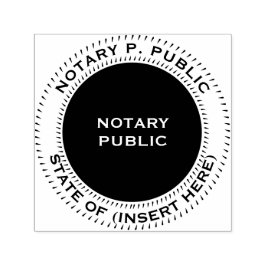 Carimbo Auto Entintado Notícias - preto redondo público