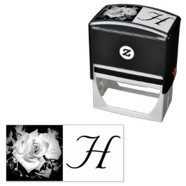 Carimbo Auto Entintado O amor está no Bloom Wedding