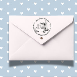 Carimbo Auto Entintado O Tema do Caminhão do Bandit Semi