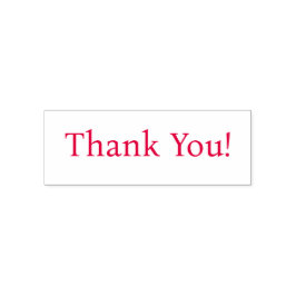 Carimbo Auto Entintado Obrigado! Em Texto Claro ou Mensagem