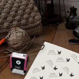 Carimbo Auto Entintado Obrigado pela sua compra - Empresa do Artesanato Y