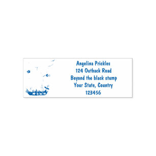 Carimbo Auto Entintado Óptica de desenho animado de veado de bebê feliz